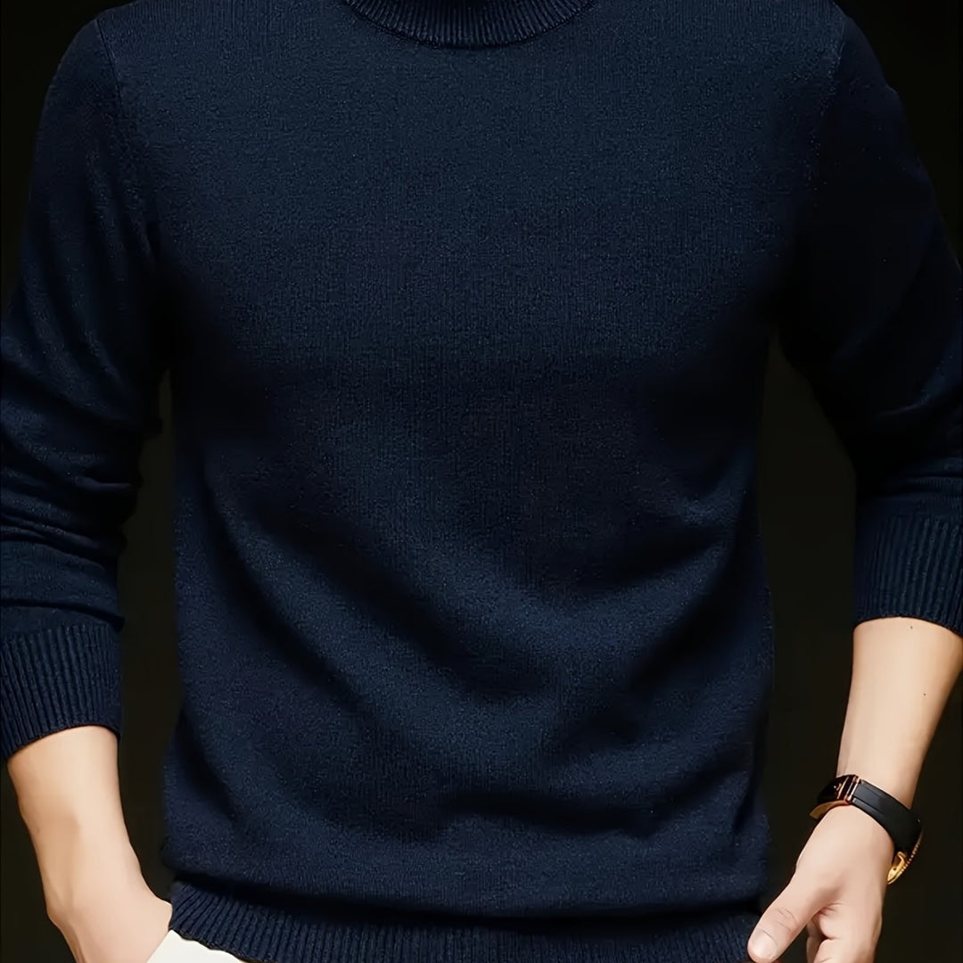 Jonah | Mock Neck Knit Sweater