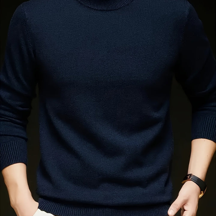 Jonah | Mock Neck Knit Sweater