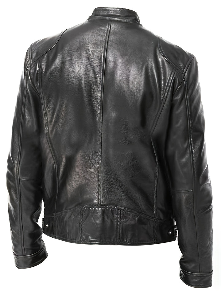 Bryson | Stand-Collar Moto Jacket