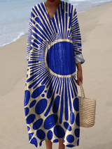 Delphine | Modern Geometric Art Dress