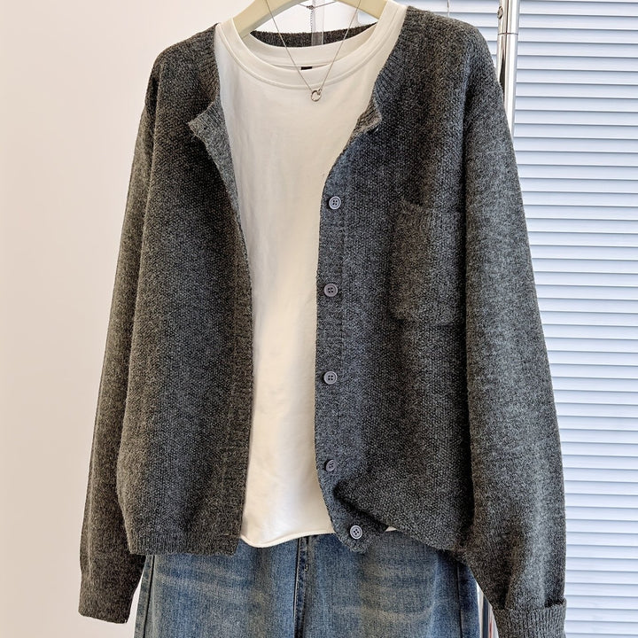 Tabitha | Button-Front Open Cardigan