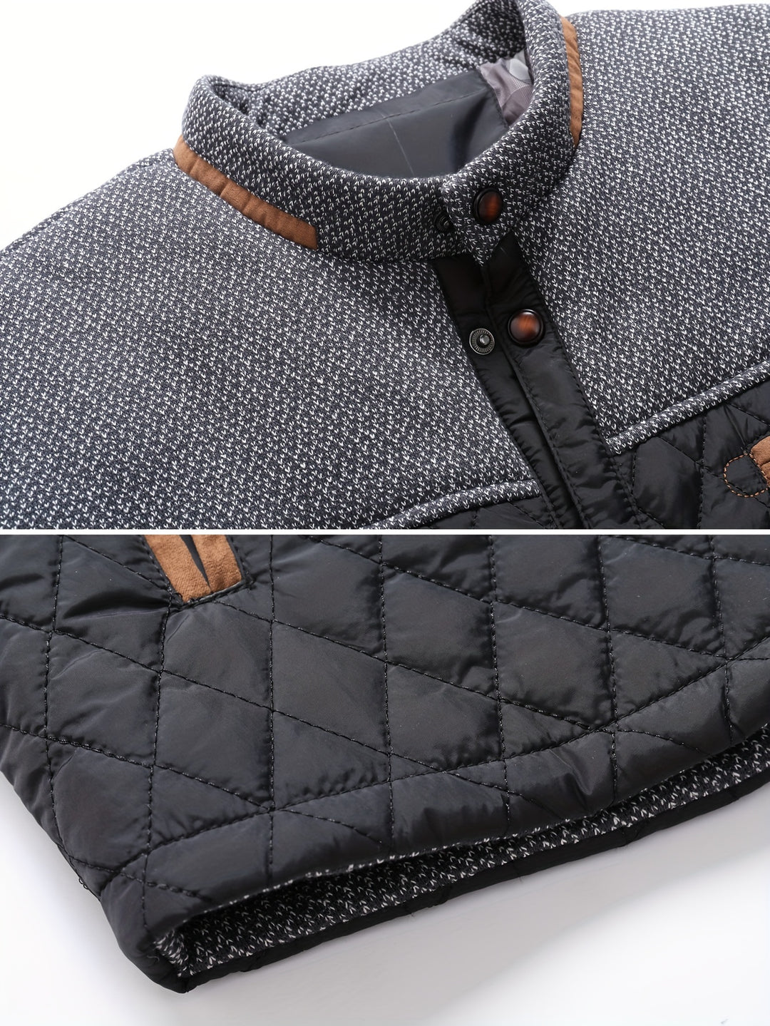 Gideon | Quilted Stand-Collar Jacket