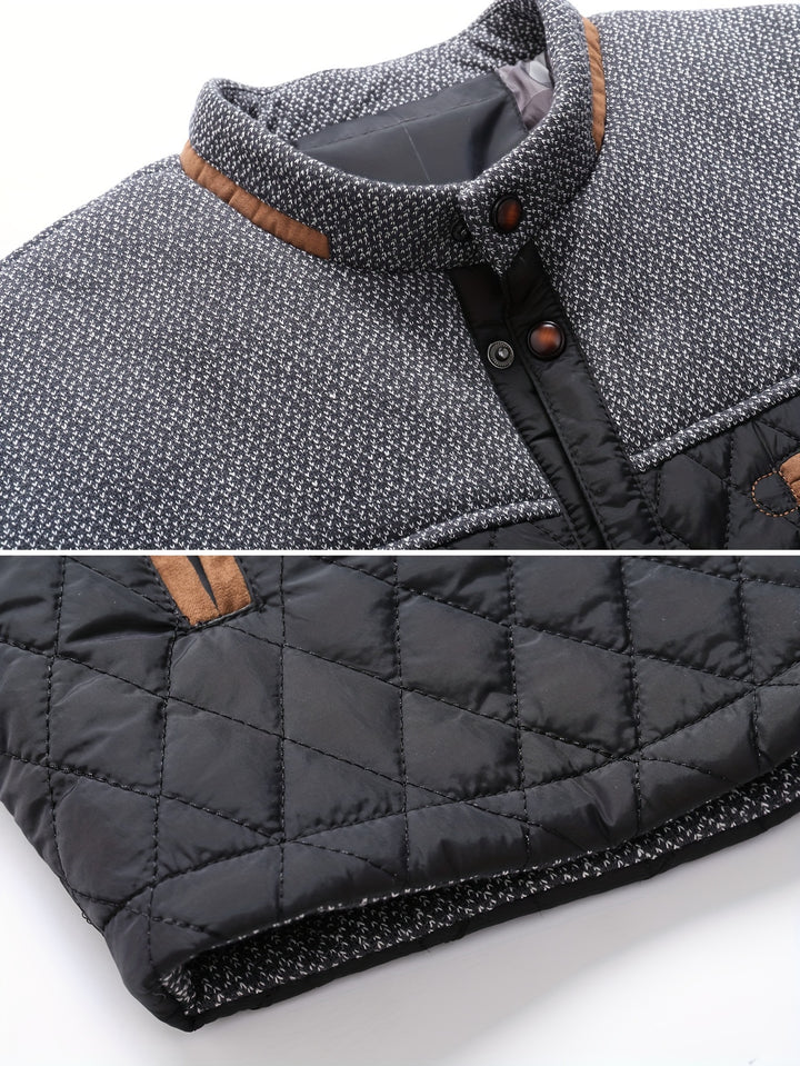 Gideon | Quilted Stand-Collar Jacket