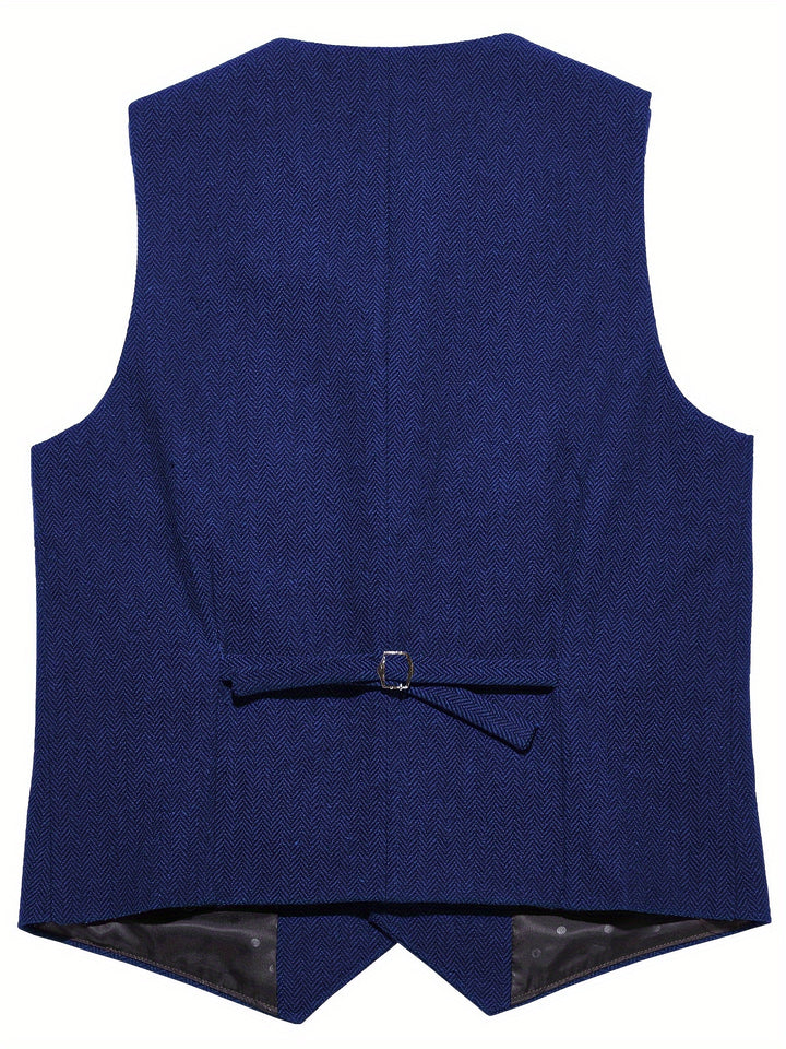 Byron | Refined Herringbone Waistcoat