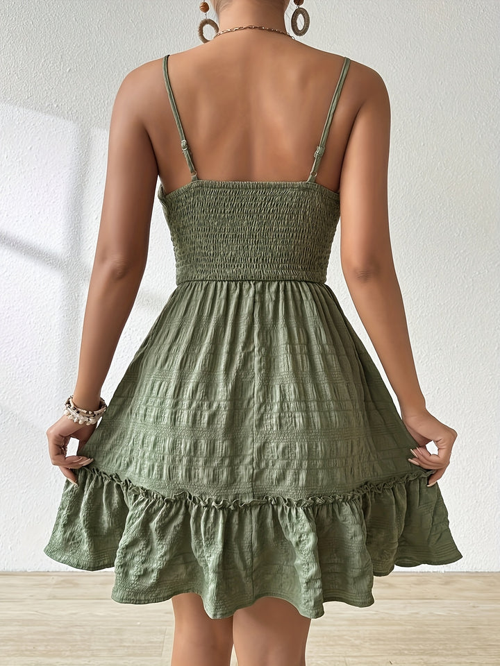 Marina | Breezy Ruched Mini Dress