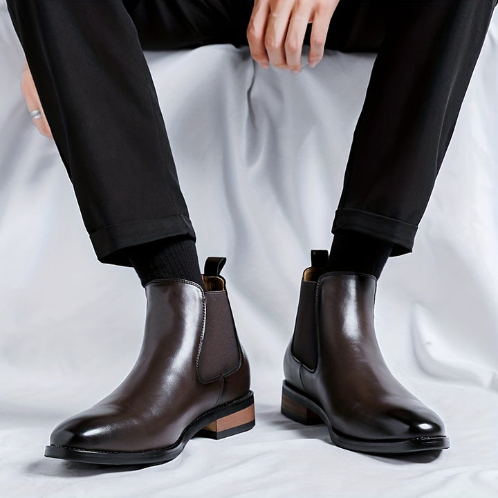 Ashford | Refined Pointed-Toe Chelsea Boots