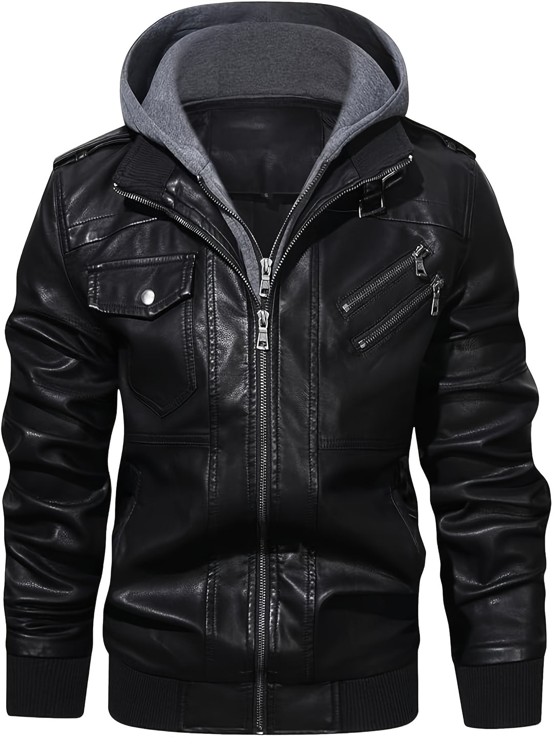 Winston | Hooded Moto Jacket