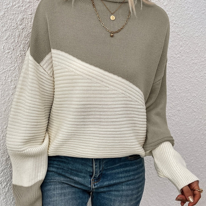 Helene | Color Block Relaxed Sweater