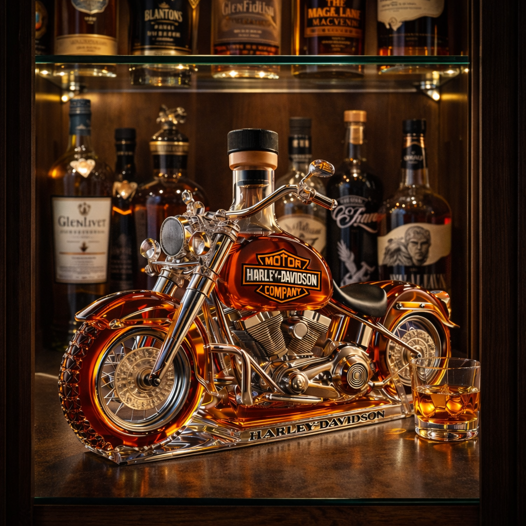 David | Whisky Bottle Harley Davidson Design