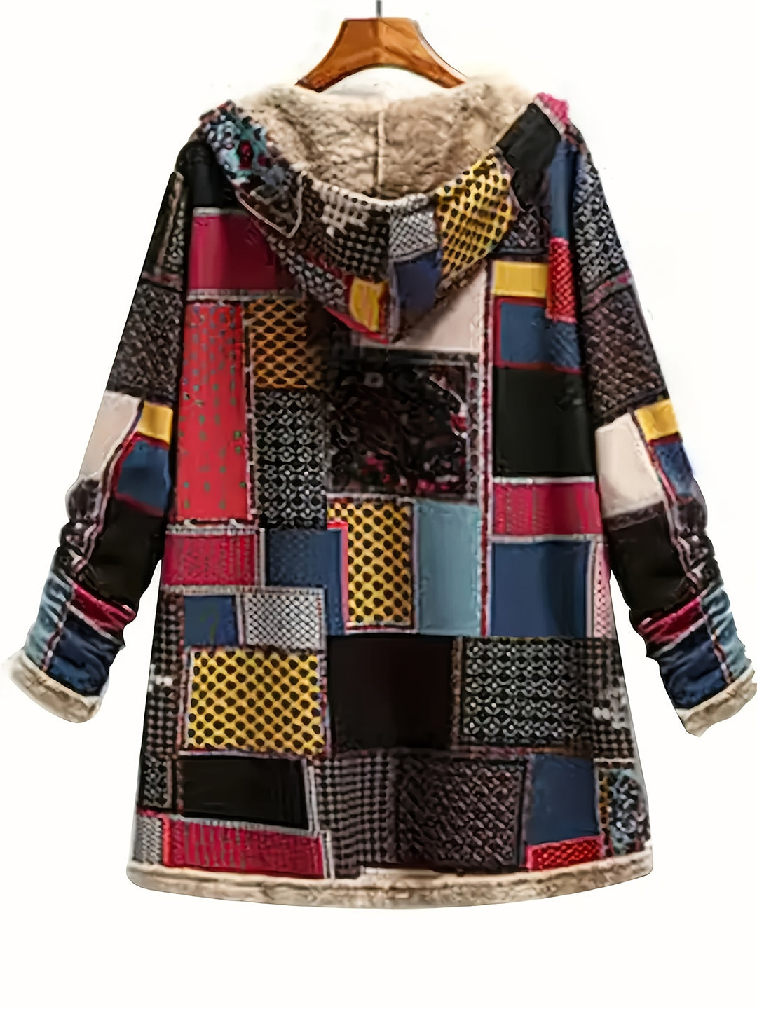 Iris | Patchwork Hooded Jacket