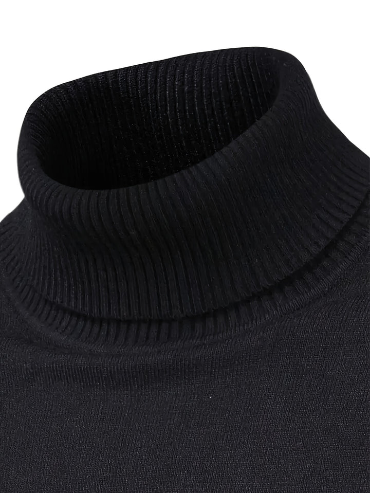 Malcolm | Classic Mock-Neck Sweater