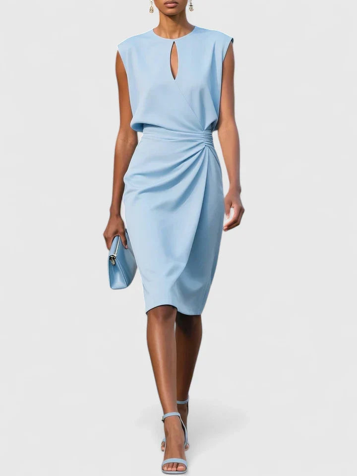 Delphina | Draped Elegance Dress