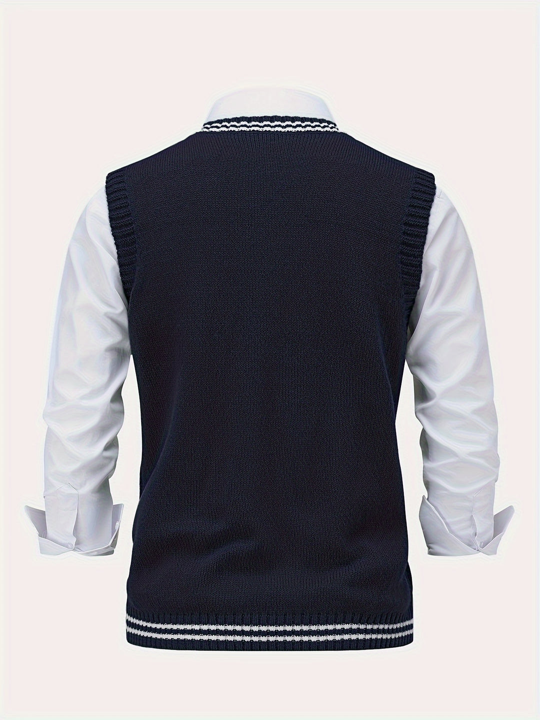Gideon | Cable-Knit V-Neck Sweater Vest
