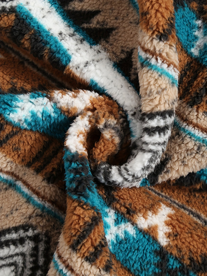 Rowan | Patterned Quarter-Zip Pullover