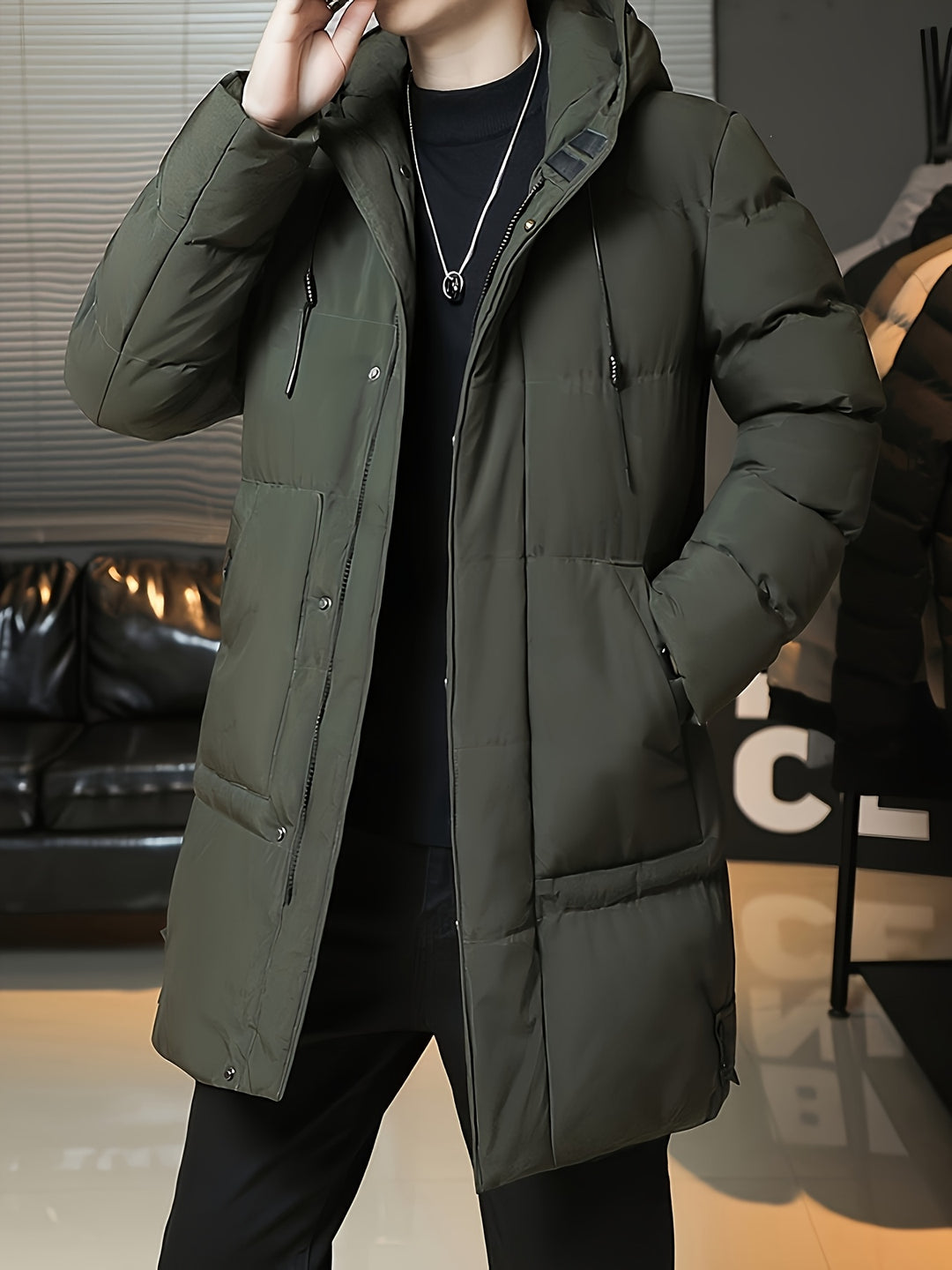 Donovan | Hooded Longline Puffer Coat