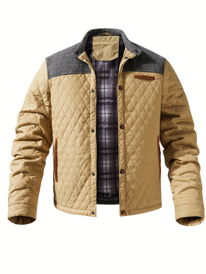 Gideon | Quilted Stand-Collar Jacket