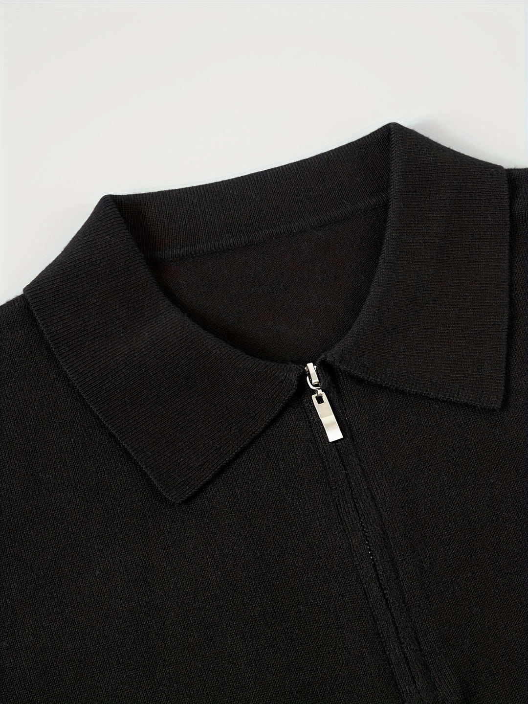 Donovan | Refined Quarter-Zip Polo Sweater