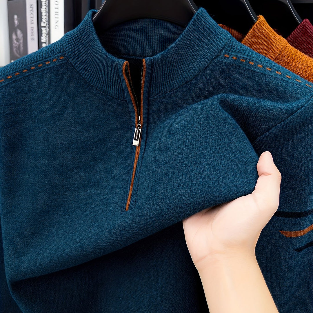Daniel | Half-Zip Knit Sweater