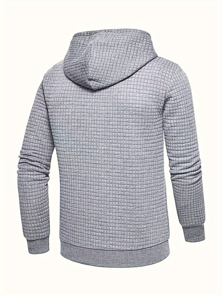 Garrison | Textured Hooded Pullover Hoodie