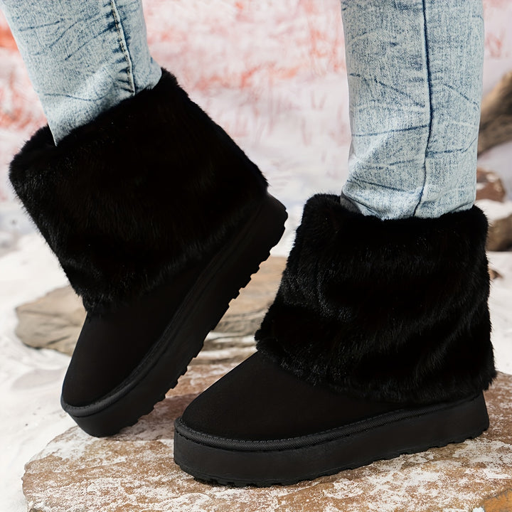 Loretta | Cozy Platform Winter Boots
