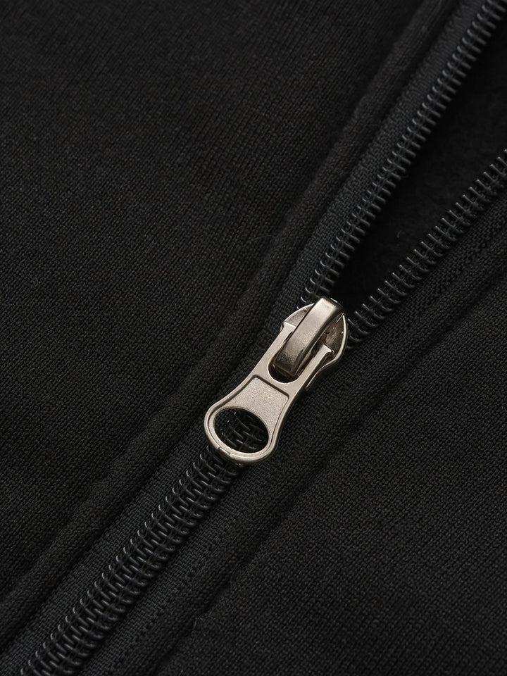 Cedric | Color Block Zip-Up Hoodie