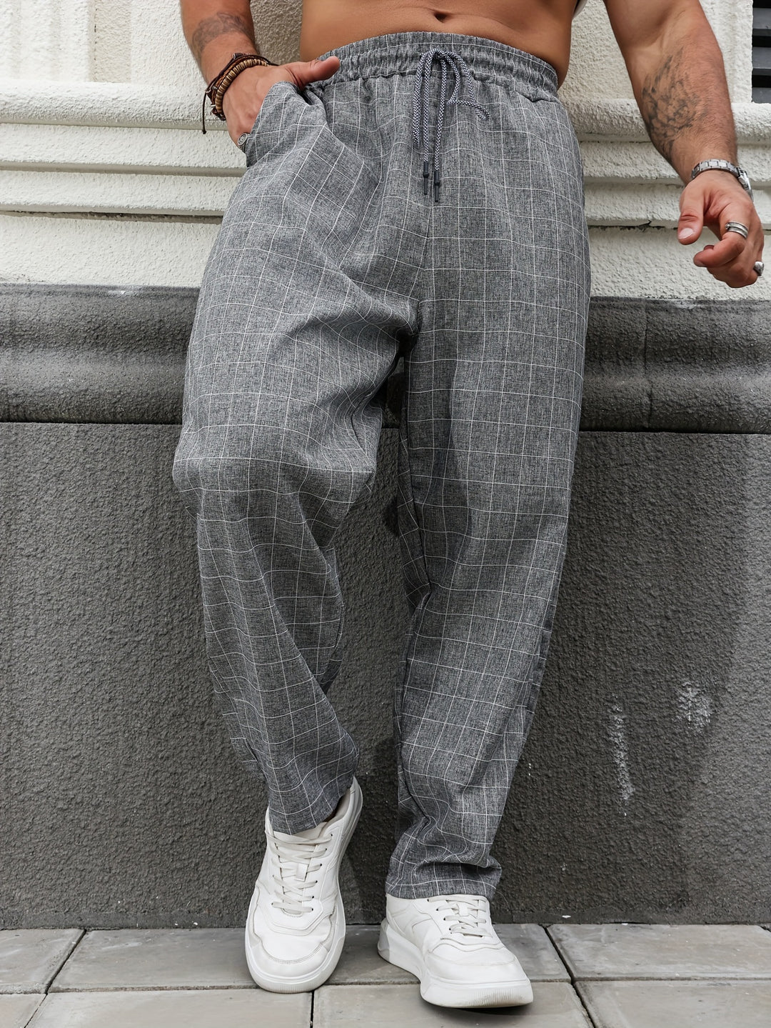 Vernon | Relaxed Checked Pants