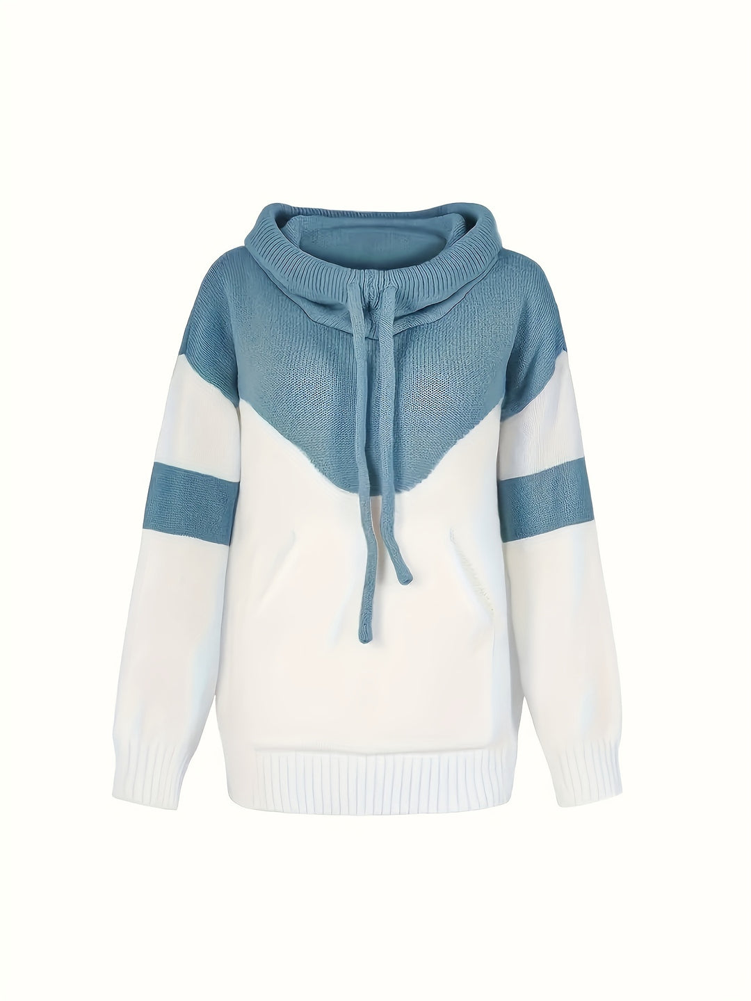 Gretchen | Color-Block Hooded Pullover