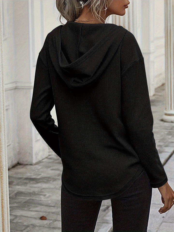 Kendra | Relaxed V-Neck Hoodie