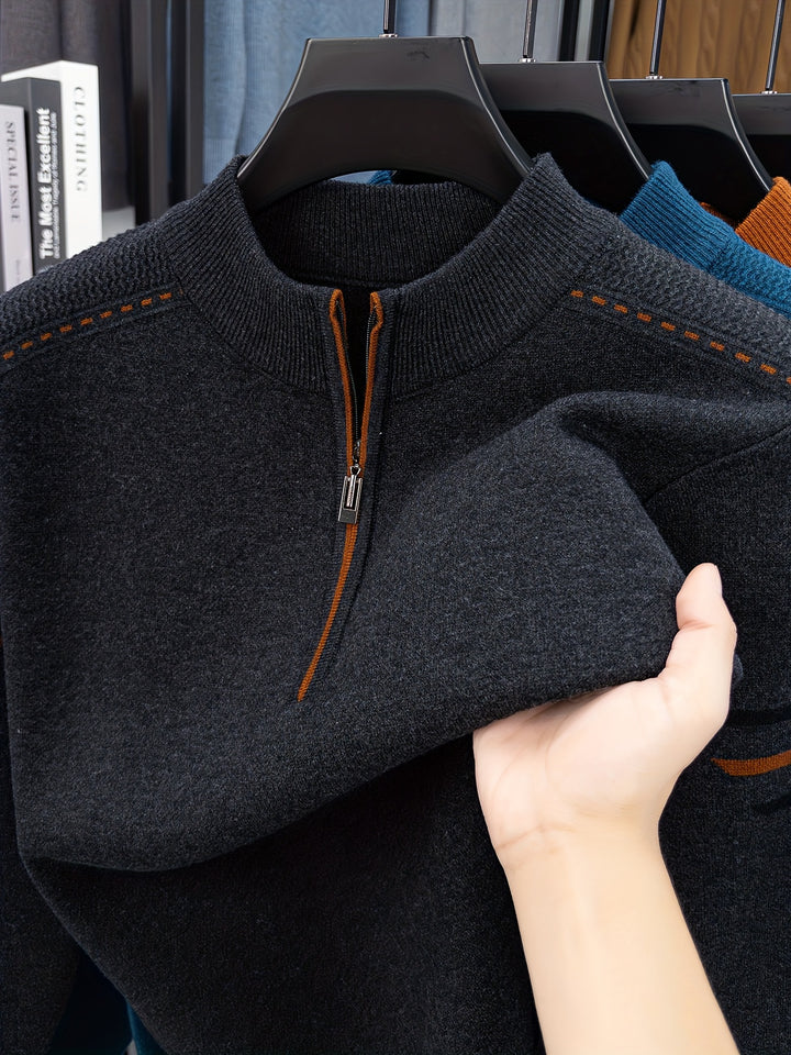 Daniel | Half-Zip Knit Sweater