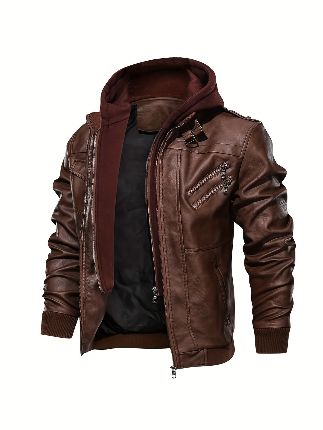 Maddox | Hooded Moto Jacket