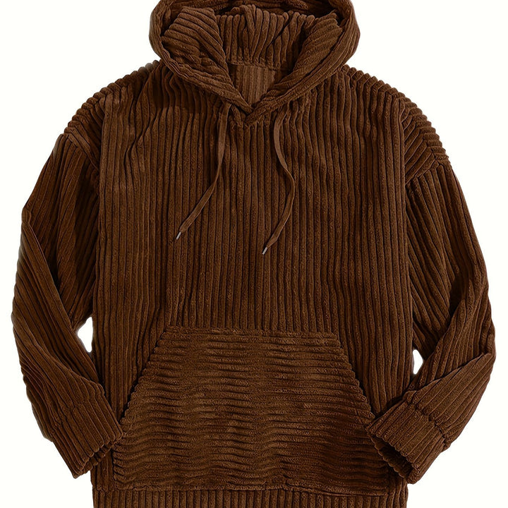 Sebastian | Ribbed Pullover Hoodie