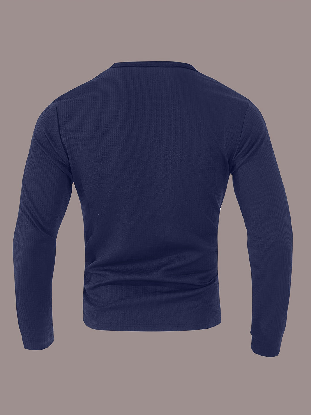 Curtis | Textured Long-Sleeve Henley