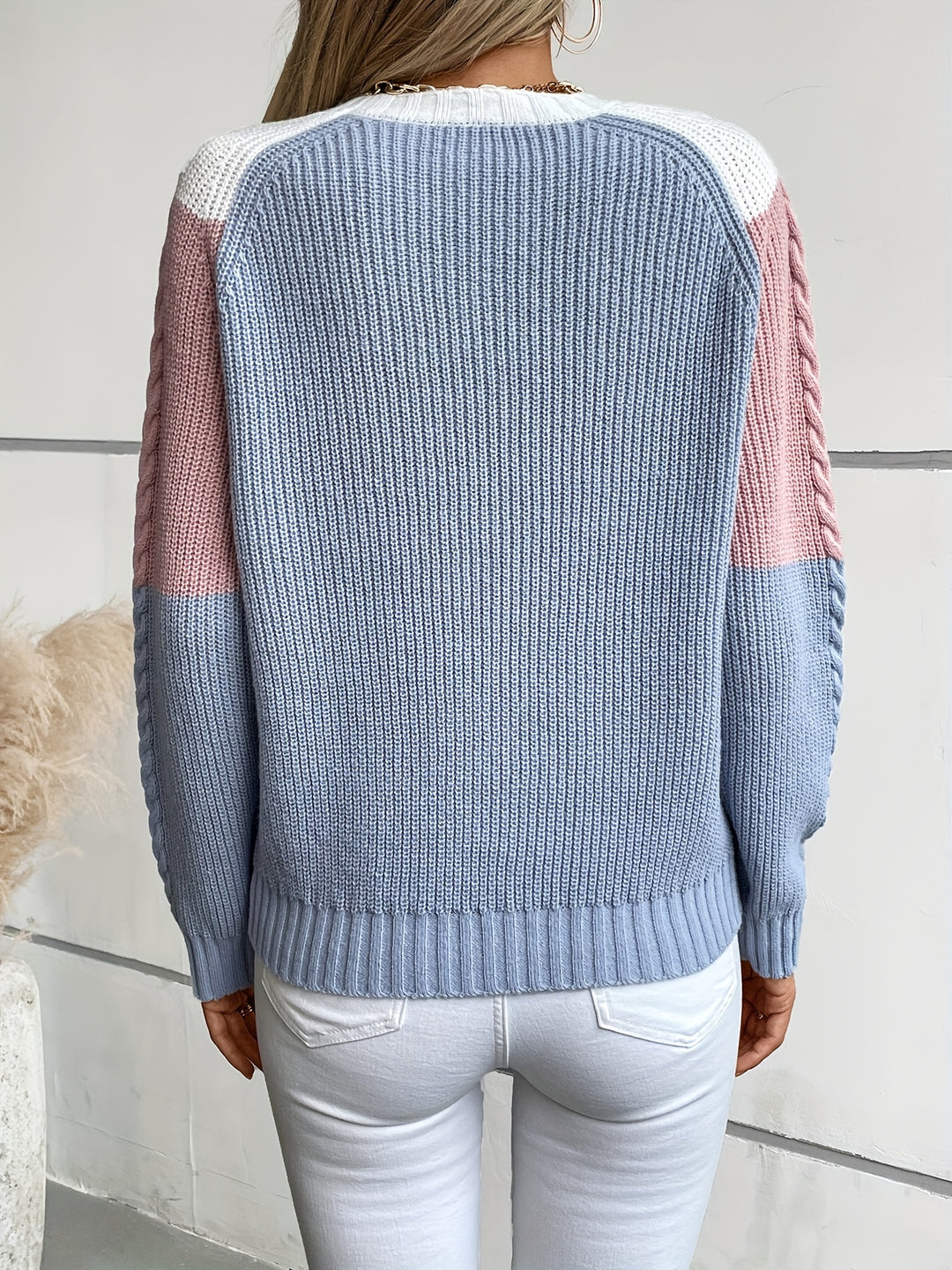 Matilda | Colorblock Knit Sweater