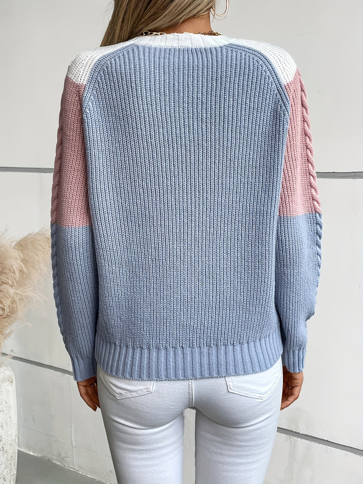 Matilda | Colorblock Knit Sweater