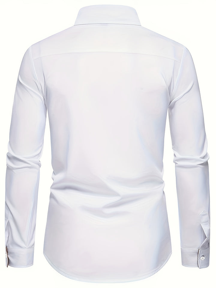 Graham | Contrast-Trim Slim Shirt