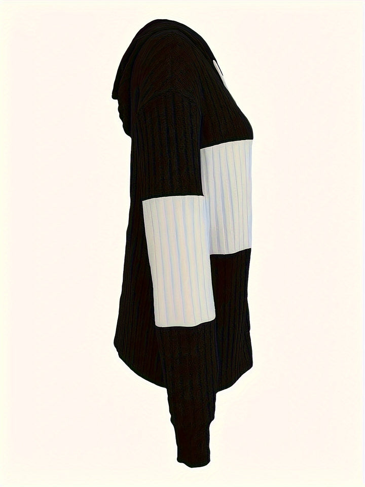 Shannon | Cozy Color-Block Zip-Up Hoodie