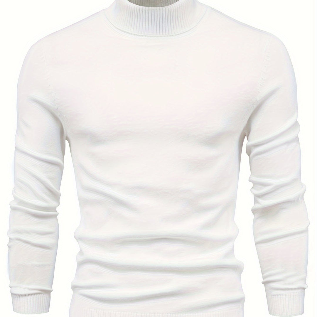 Malcolm | Classic Mock-Neck Sweater