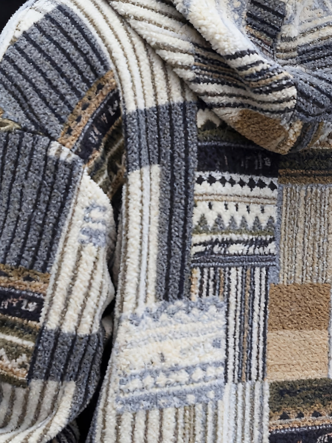 Malcolm | Patterned Quarter-Zip Pullover