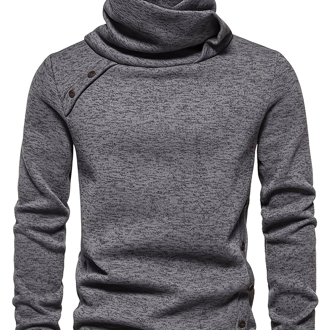 Nash | Slouchy Collar Button-Up Sweater