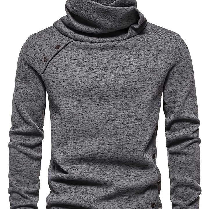 Nash | Slouchy Collar Button-Up Sweater