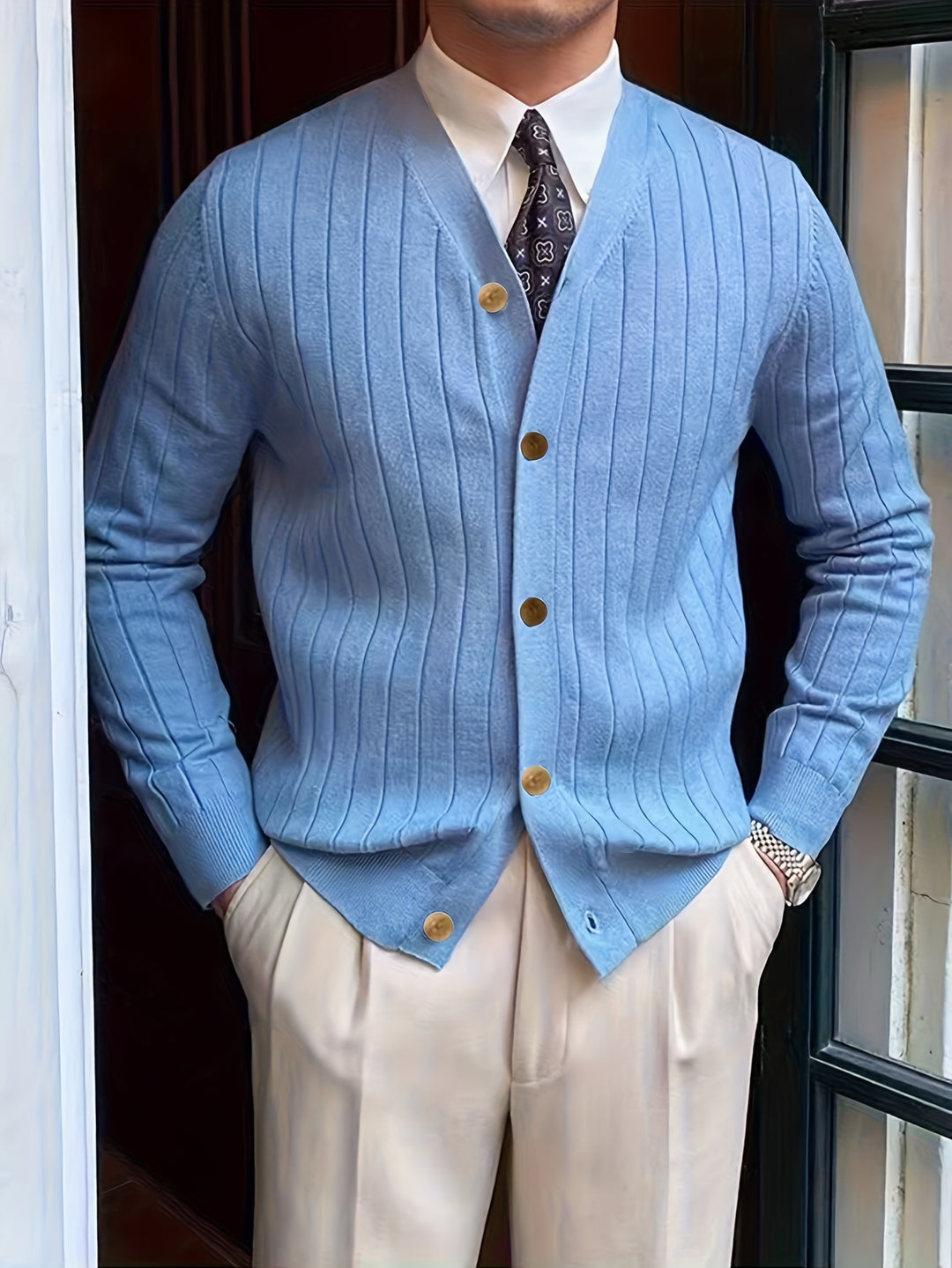 Oliver | Classic Button-Up Cardigan