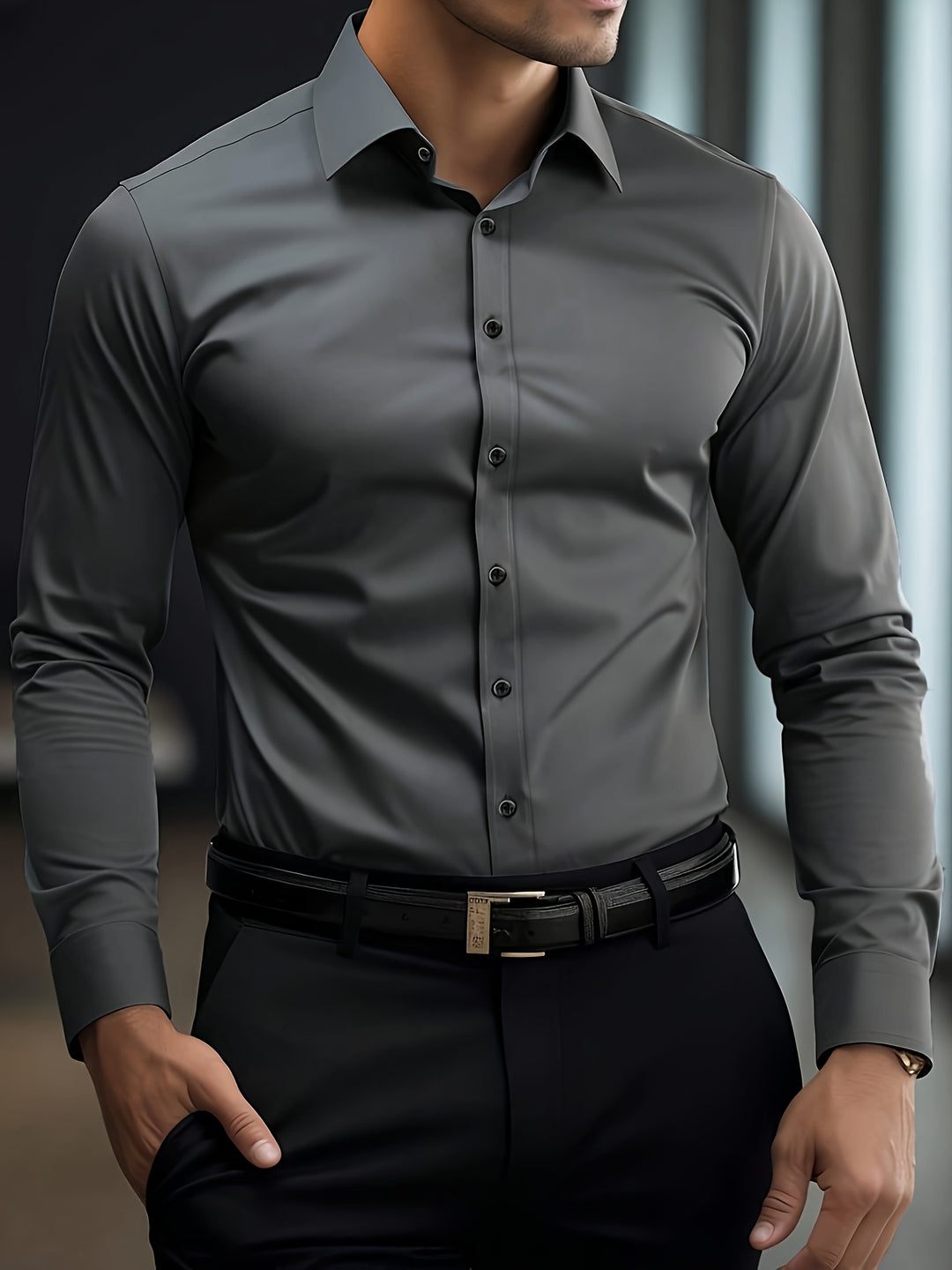 Henry | Tailored Long Sleeve Shirt