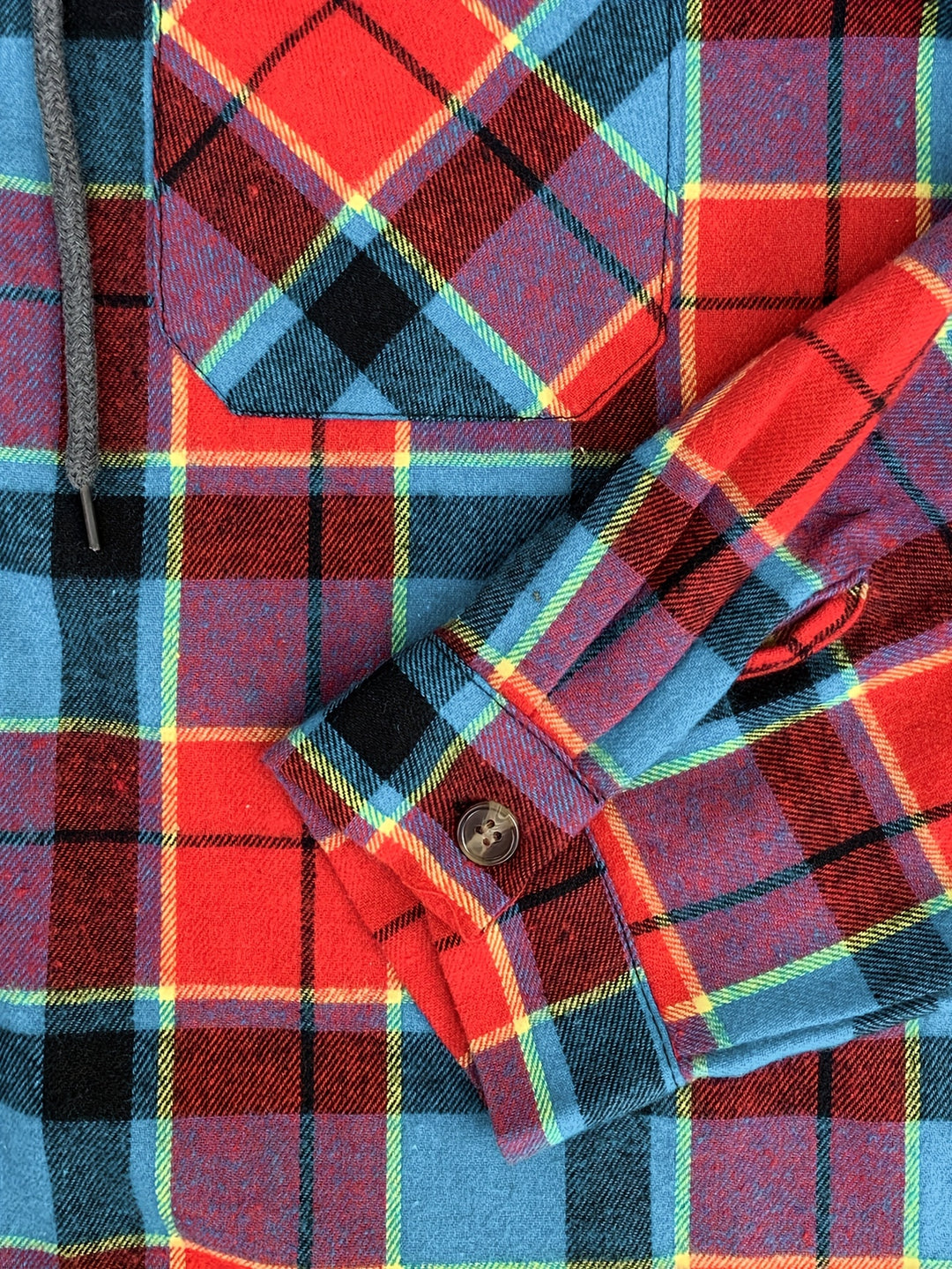 Braxton | Checked Hooded Shirt
