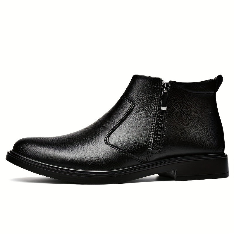 Marcus | Refined Zip-Up Ankle Boots