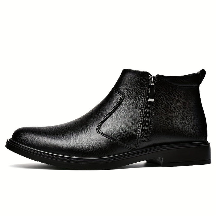 Marcus | Refined Zip-Up Ankle Boots
