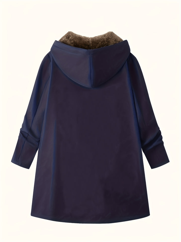 Lorna | Cozy Hooded Longline Coat