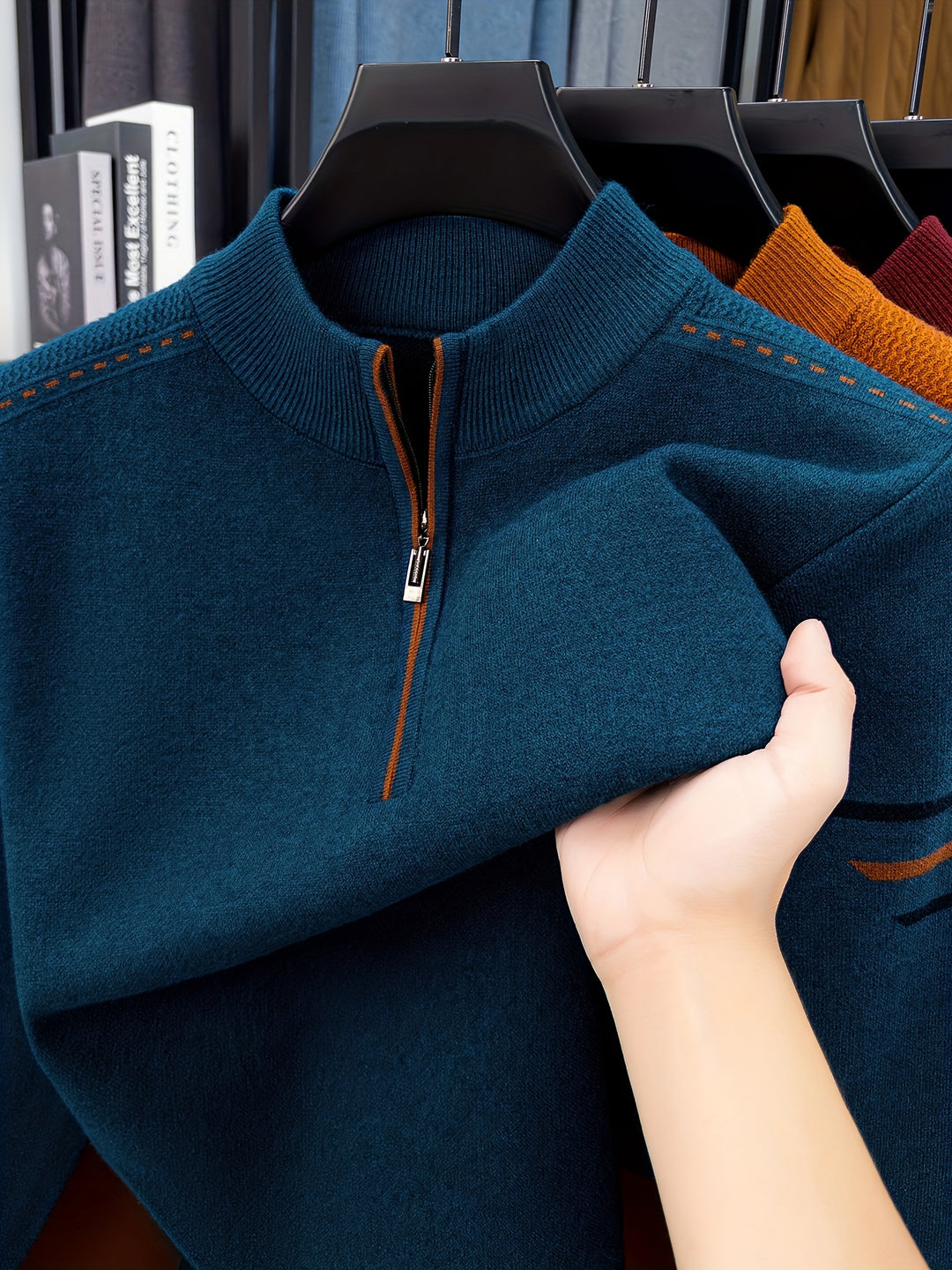 Daniel | Half-Zip Knit Sweater