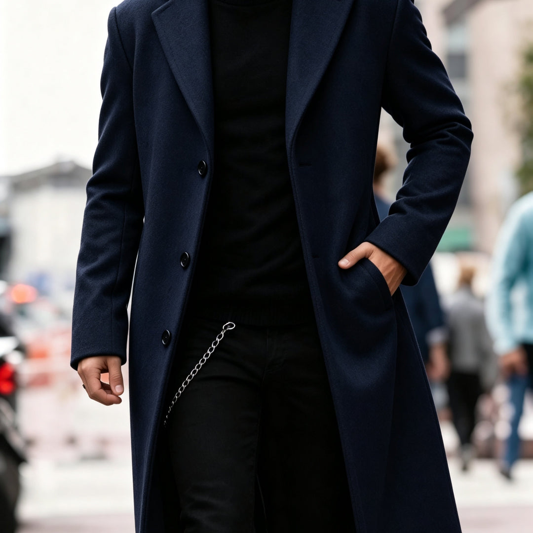 Chandler Refined Long Trench Coat
