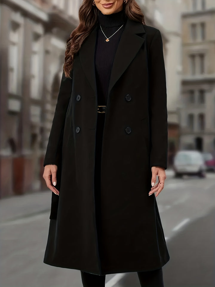 Aurelia | Double-Breasted Long Coat