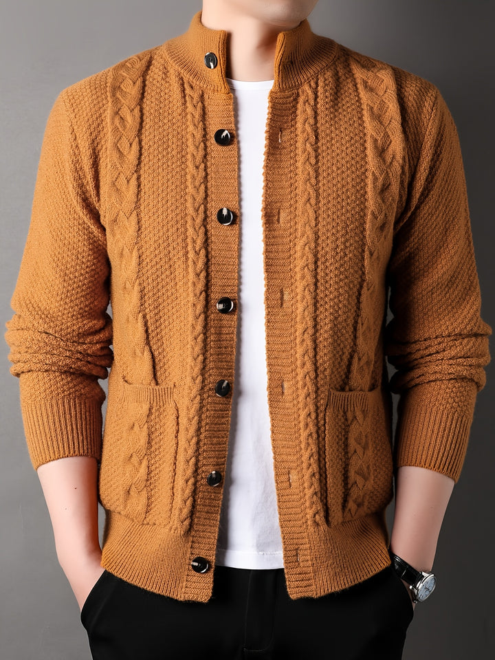 Sinclair | Textured Button-Front Cardigan